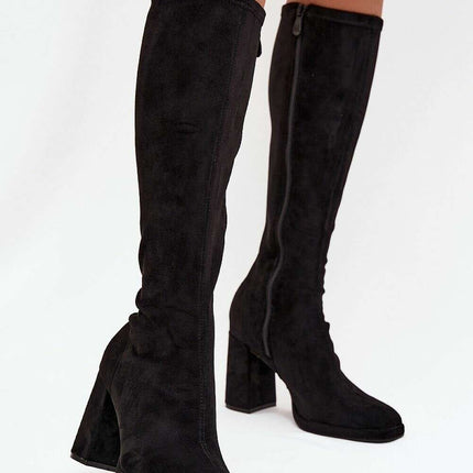 Heel boots model 217760