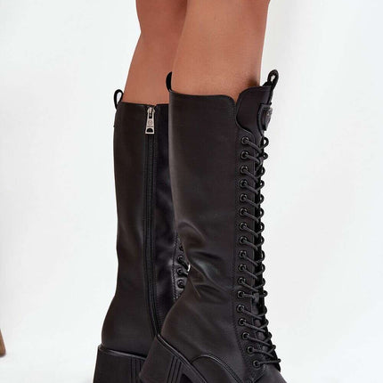 Heel boots model 217765