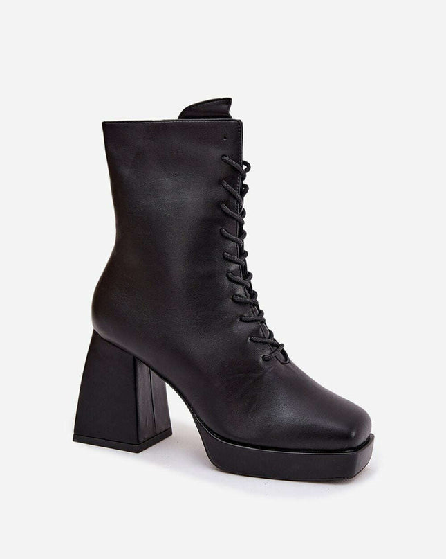 Heel boots model 217786