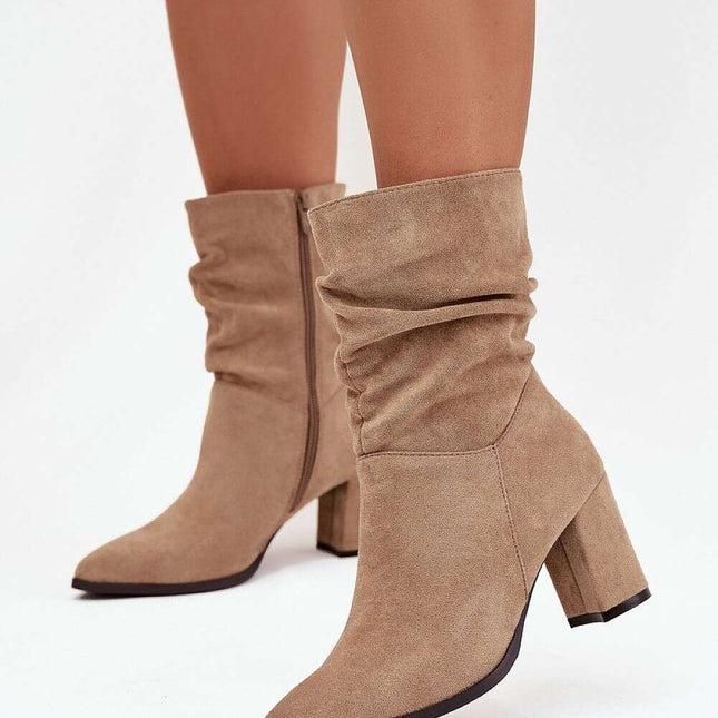 Heel boots model 217795