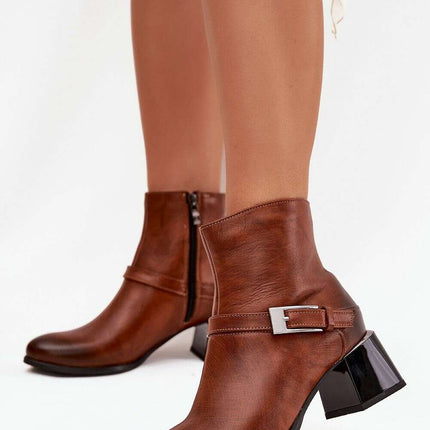 Heel boots model 217800
