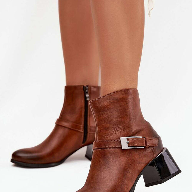Heel boots model 217800
