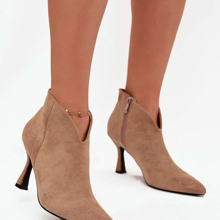 Heel boots model 217802