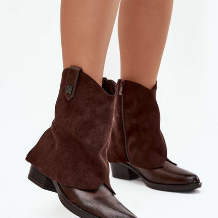 Heel boots model 217811