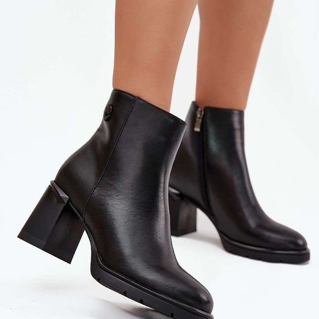 Heel boots model 217813