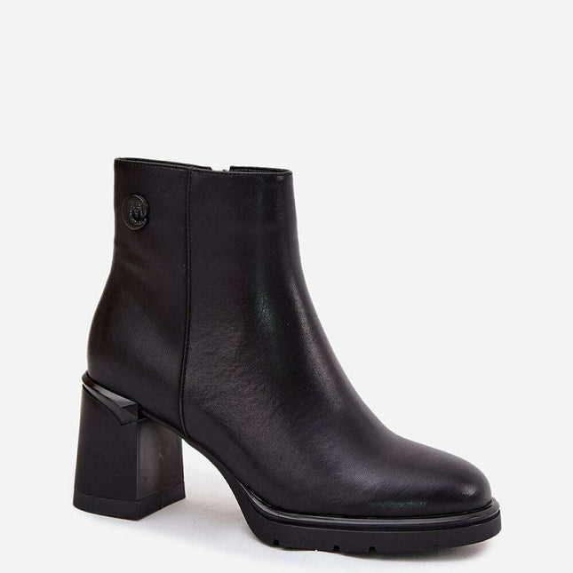 Heel boots model 217813