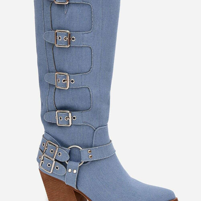 Heel boots model 217817