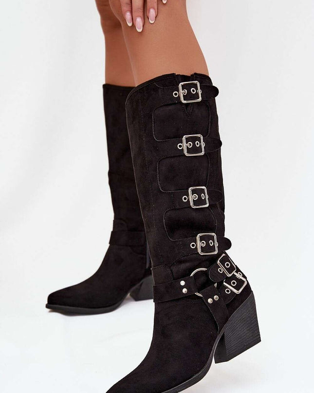 Heel boots model 217819