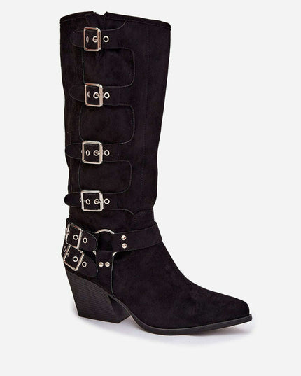 Heel boots model 217819