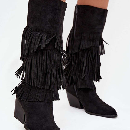 Heel boots model 217822