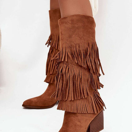 Heel boots model 217823