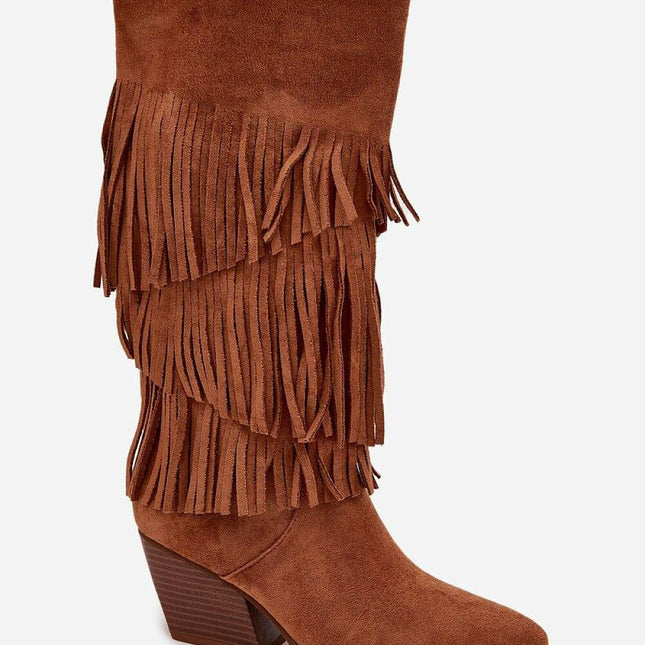 Heel boots model 217823