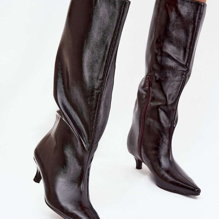 Heel boots model 217824