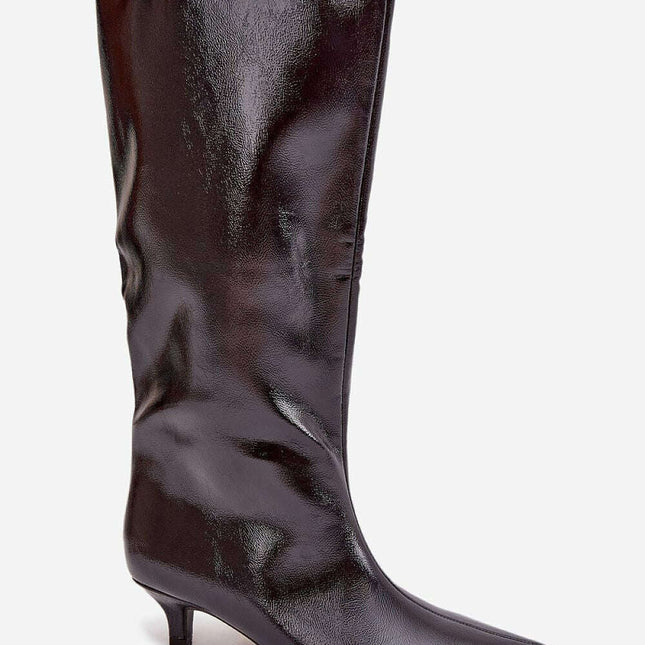 Heel boots model 217824