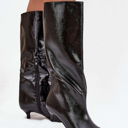 Heel boots model 217825