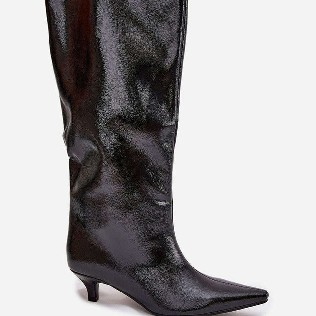 Heel boots model 217825