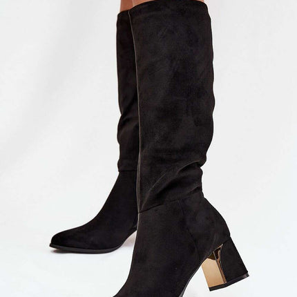 Heel boots model 217827