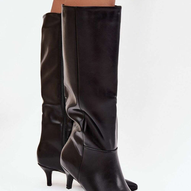 Heel boots model 217830
