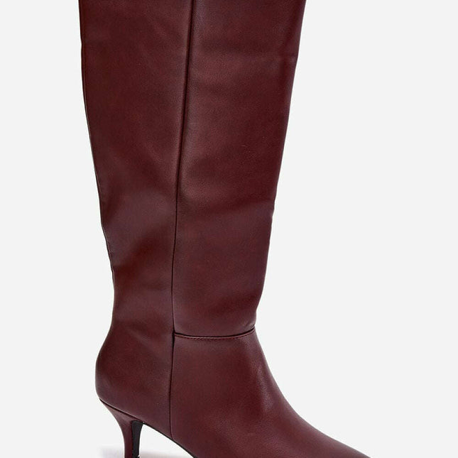 Heel boots model 217831