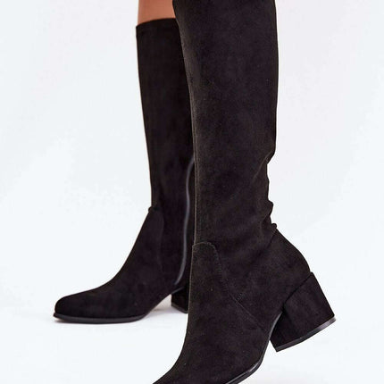 Heel boots model 217834