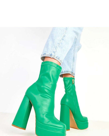 Heel boots model 217894