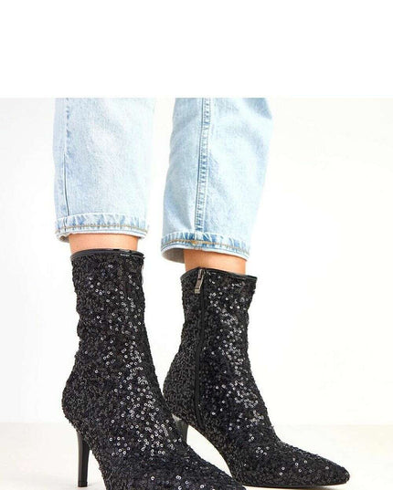 Heel boots model 217901