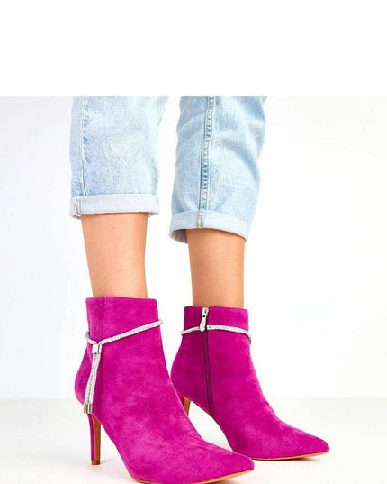 Heel boots model 217913