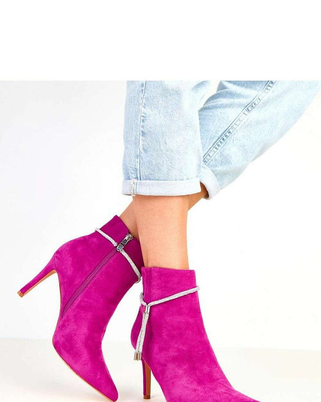 Heel boots model 217913