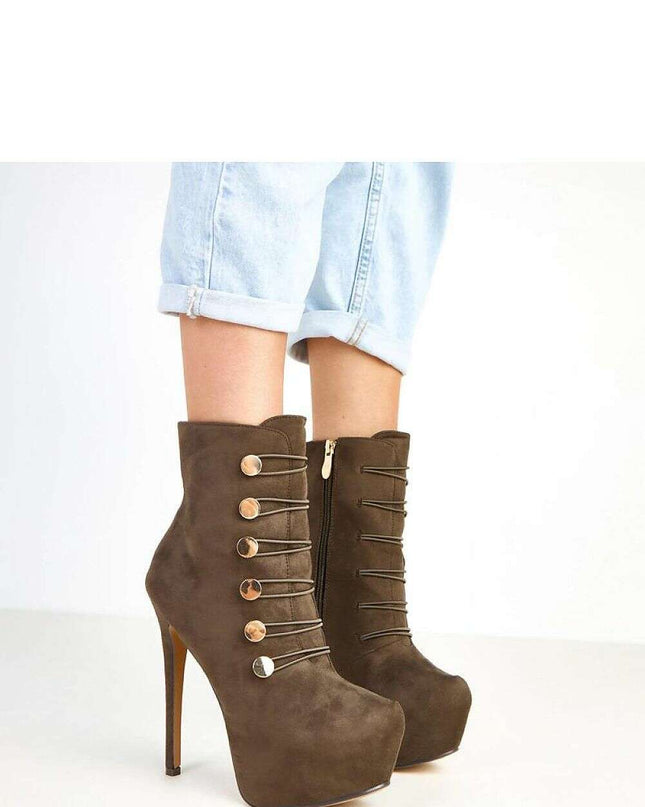 Heel boots model 217916