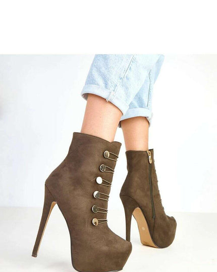 Heel boots model 217916