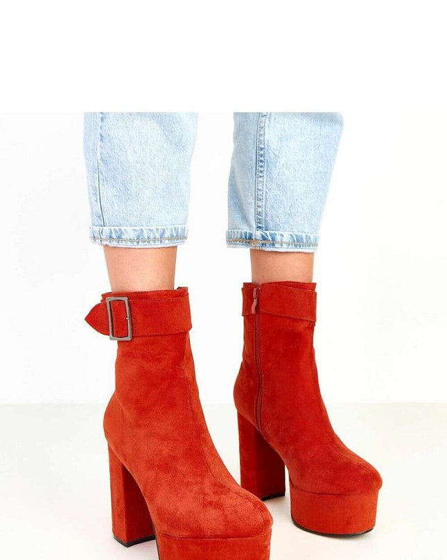 Heel boots model 217921