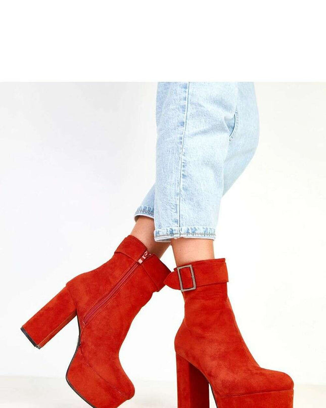 Heel boots model 217921