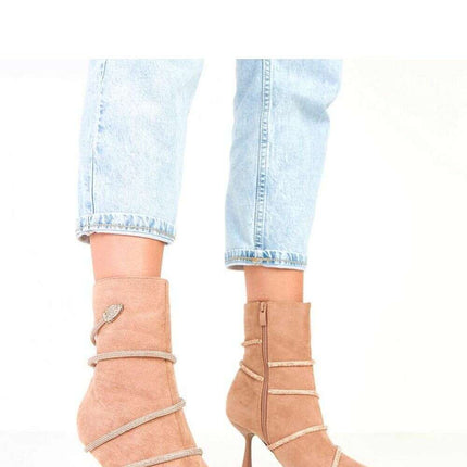 Heel boots model 217923