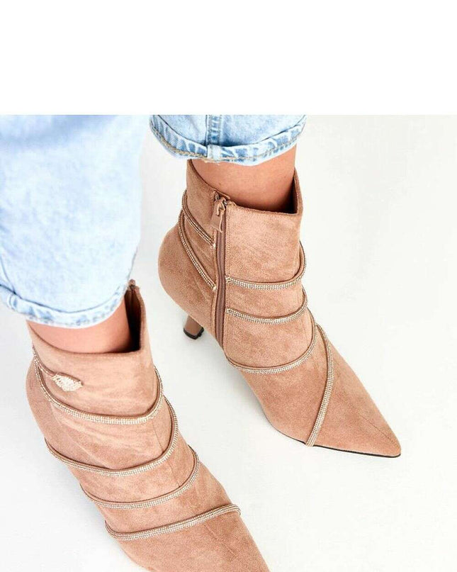 Heel boots model 217923