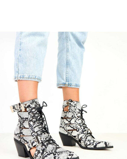 Heel boots model 217930