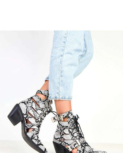 Heel boots model 217930