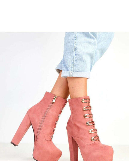 Heel boots model 217934