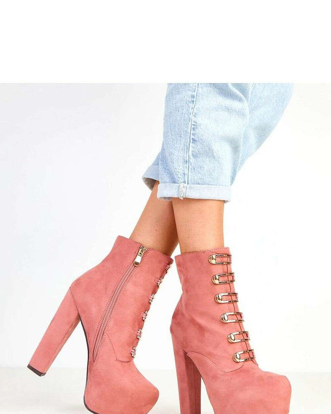 Heel boots model 217934