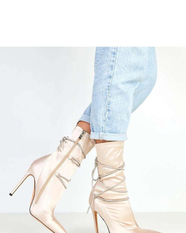 Heel boots model 217942