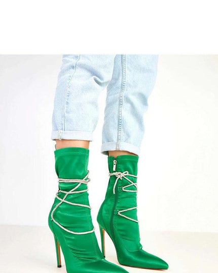 Heel boots model 217942