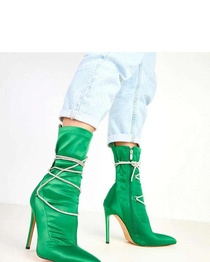 Heel boots model 217942