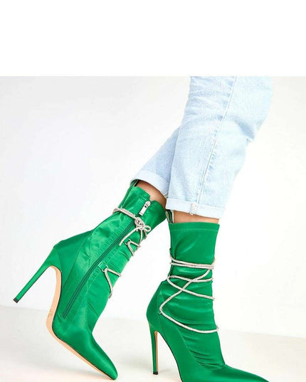 Heel boots model 217942