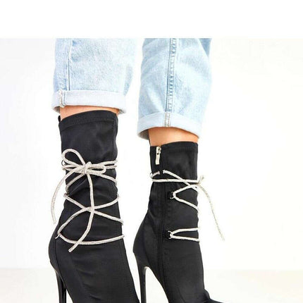 Heel boots model 217942
