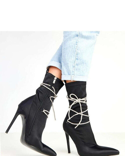 Heel boots model 217942