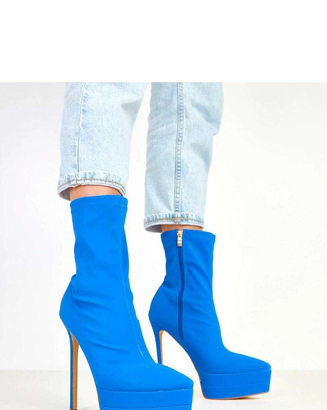 Heel boots model 217957