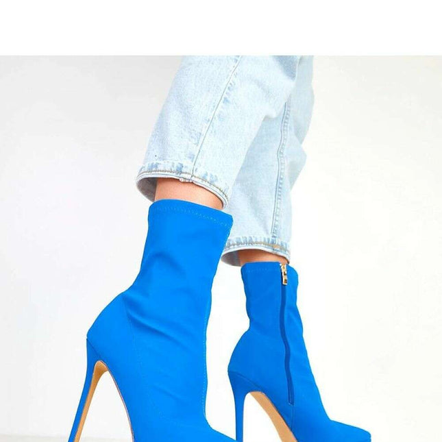 Heel boots model 217957