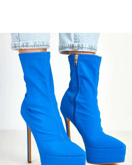 Heel boots model 217957