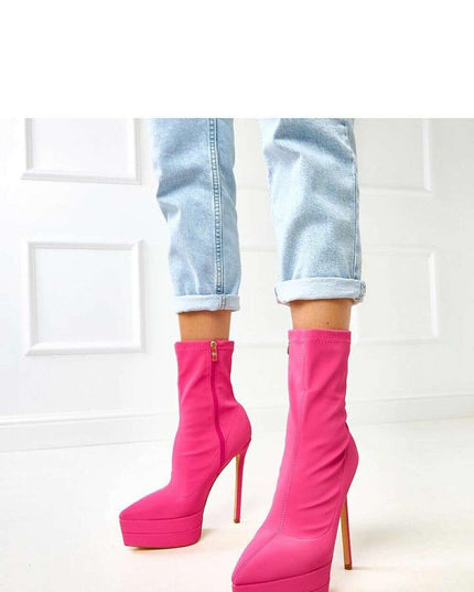 Heel boots model 217957