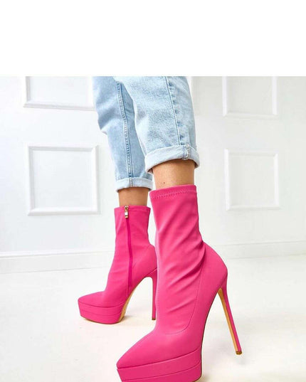 Heel boots model 217957