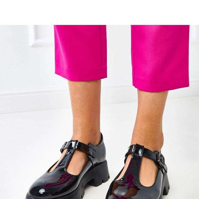 Heeled low shoes model 217959